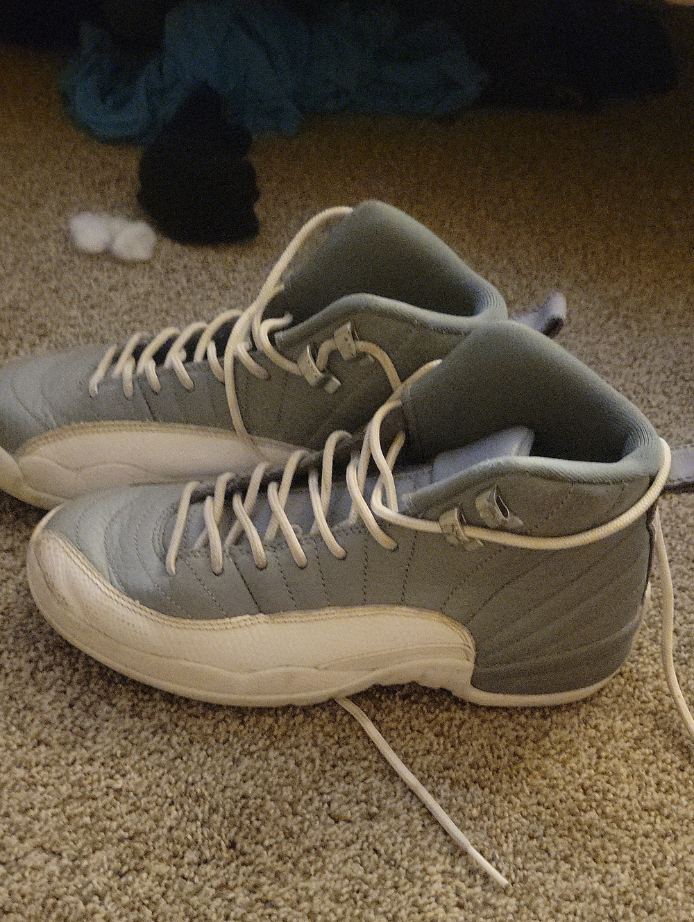 Boys Gray and White High-Top Sneakers - Classic Casual